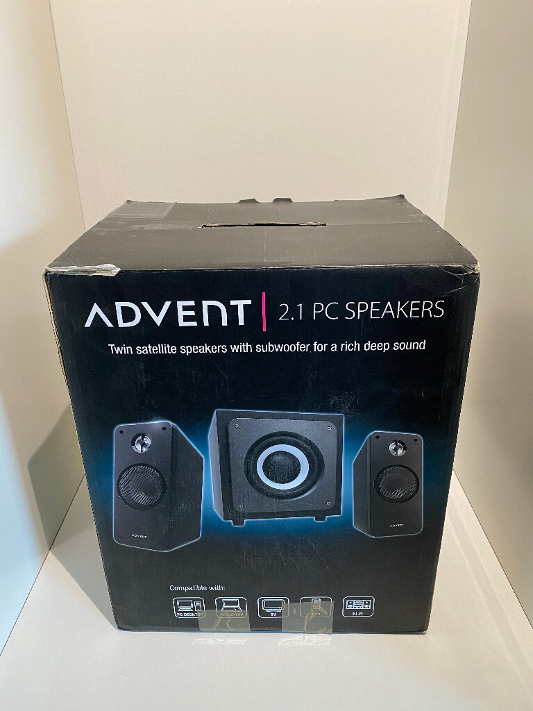 advent 2.1 pc speakers